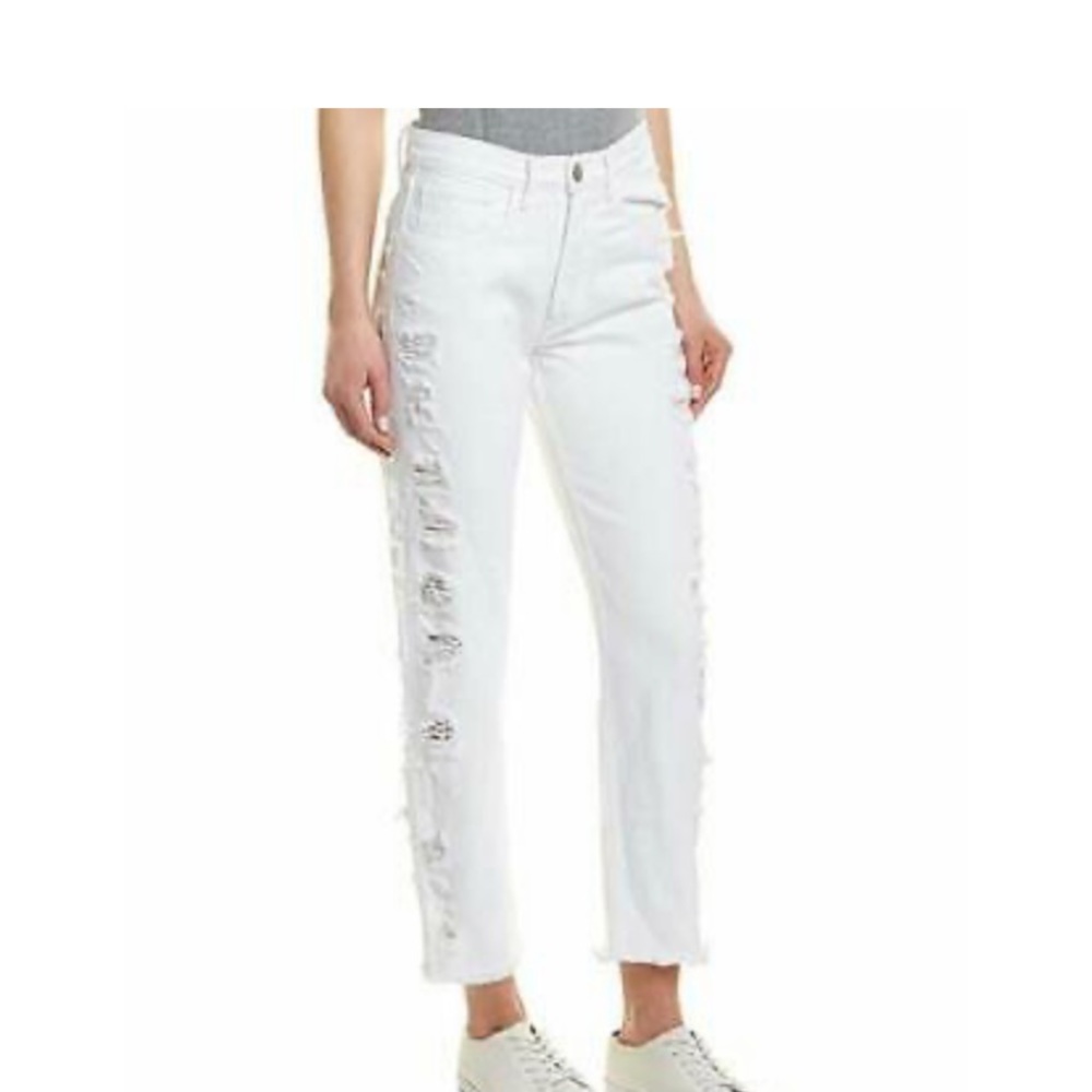 3X1 W3 HIGHER GROUND DISTRESSED CROP STRAIGHT LEG